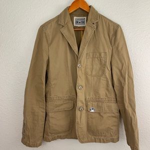 Converse Men Blazer Jacket Sz S Long Sleeve